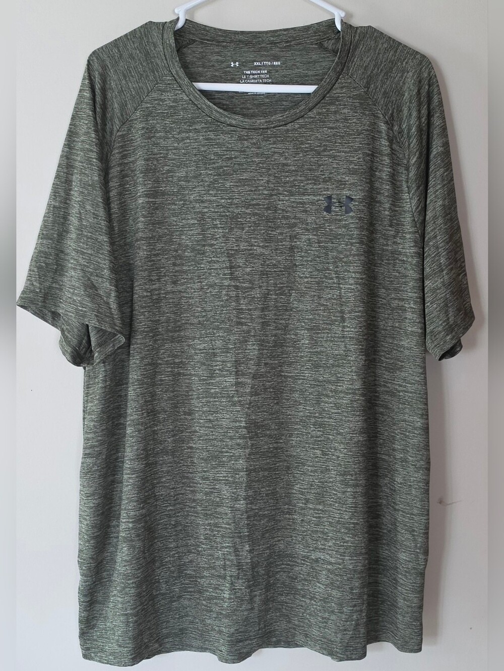 XXL Under Armour Men’s Olive Green Heather Performance Tee